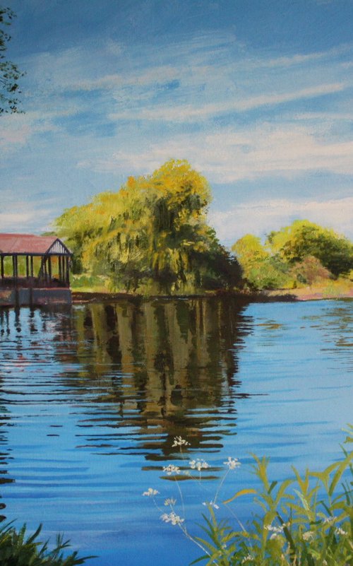 Broomfield Park London SOLD (Commission work for ArtFinder Client) by Simon Jones