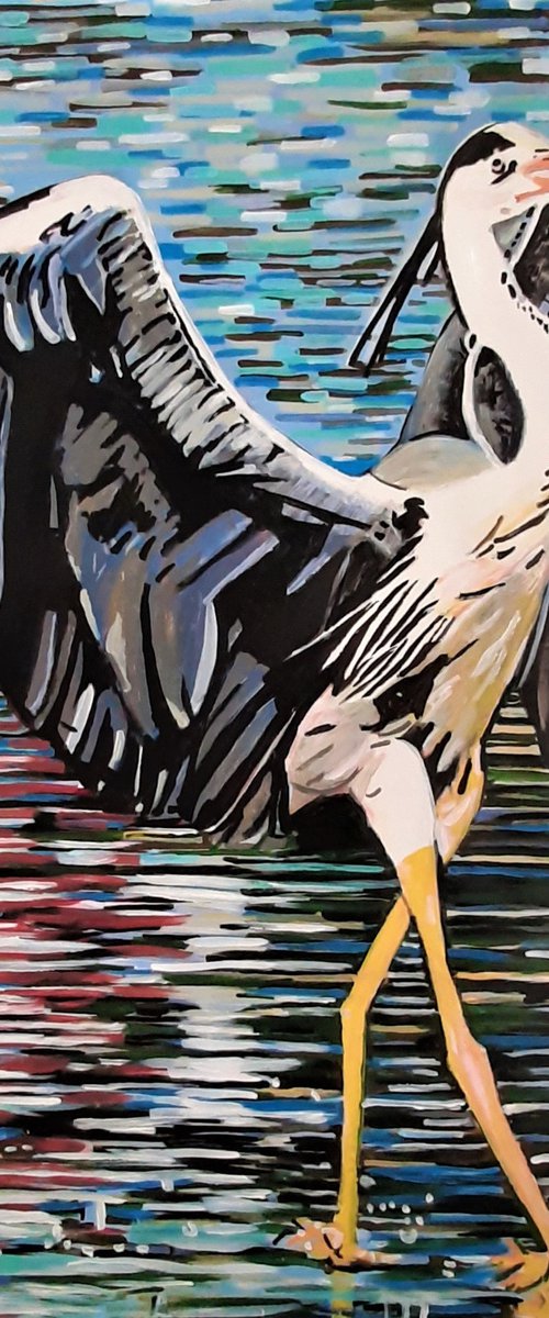 Bird / 90 x 70 cm by Alexandra Djokic