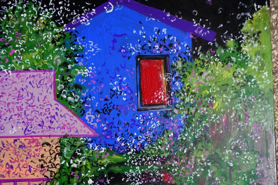 Across the road painting