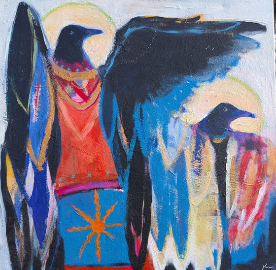 Crow calls the next dance.