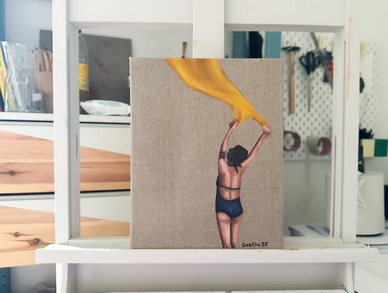 Girl with the Yellow Towel