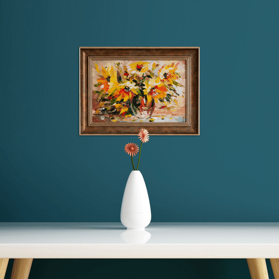 YELLOW FLOWERS (FRAMED)