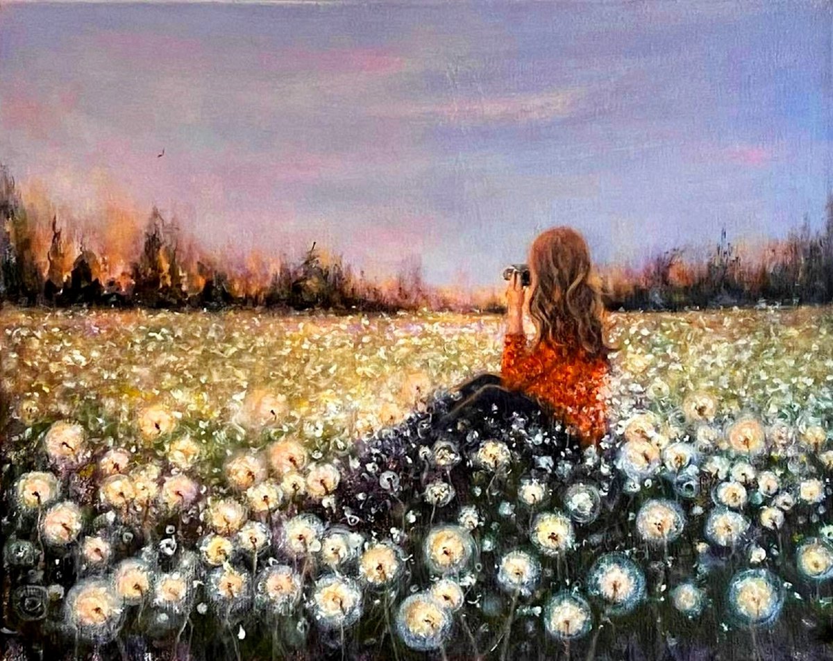 Lost in a field of dandelions... by Cristina Mihailescu