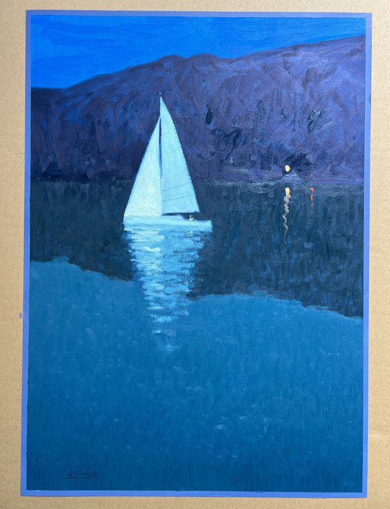 Evening Silence on Lake Garda