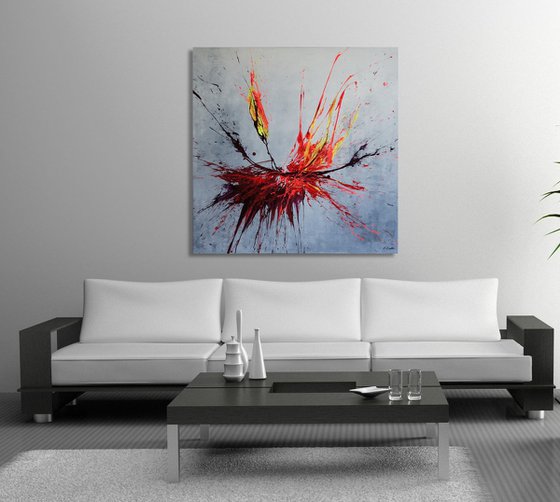 Fires Of Fate (Spirits Of Skies 100110) (100 x 100 cm) XXL (40 x 40 inches)