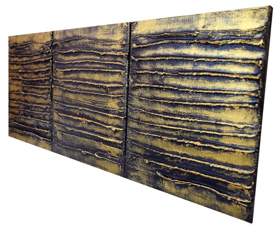 Gold Inception  54 x 24 "