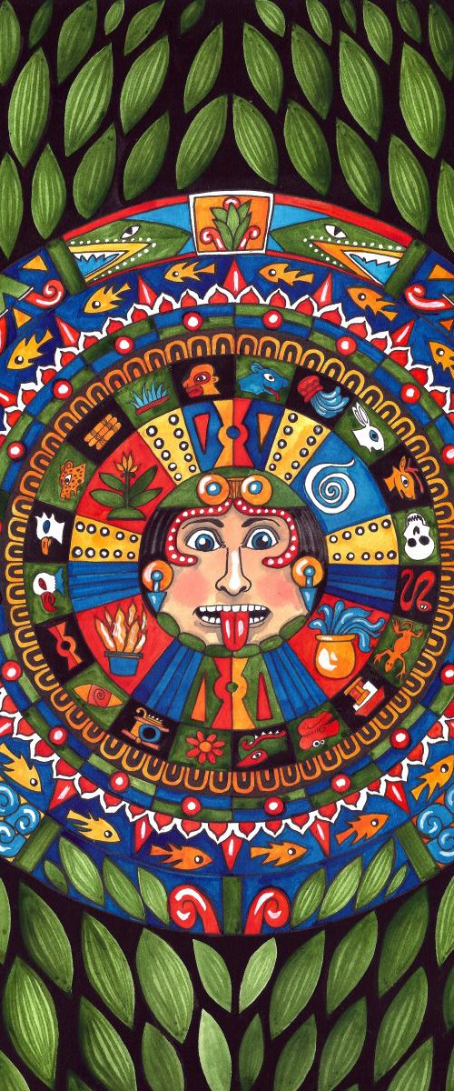 Aztec Calendar by Terri Smith