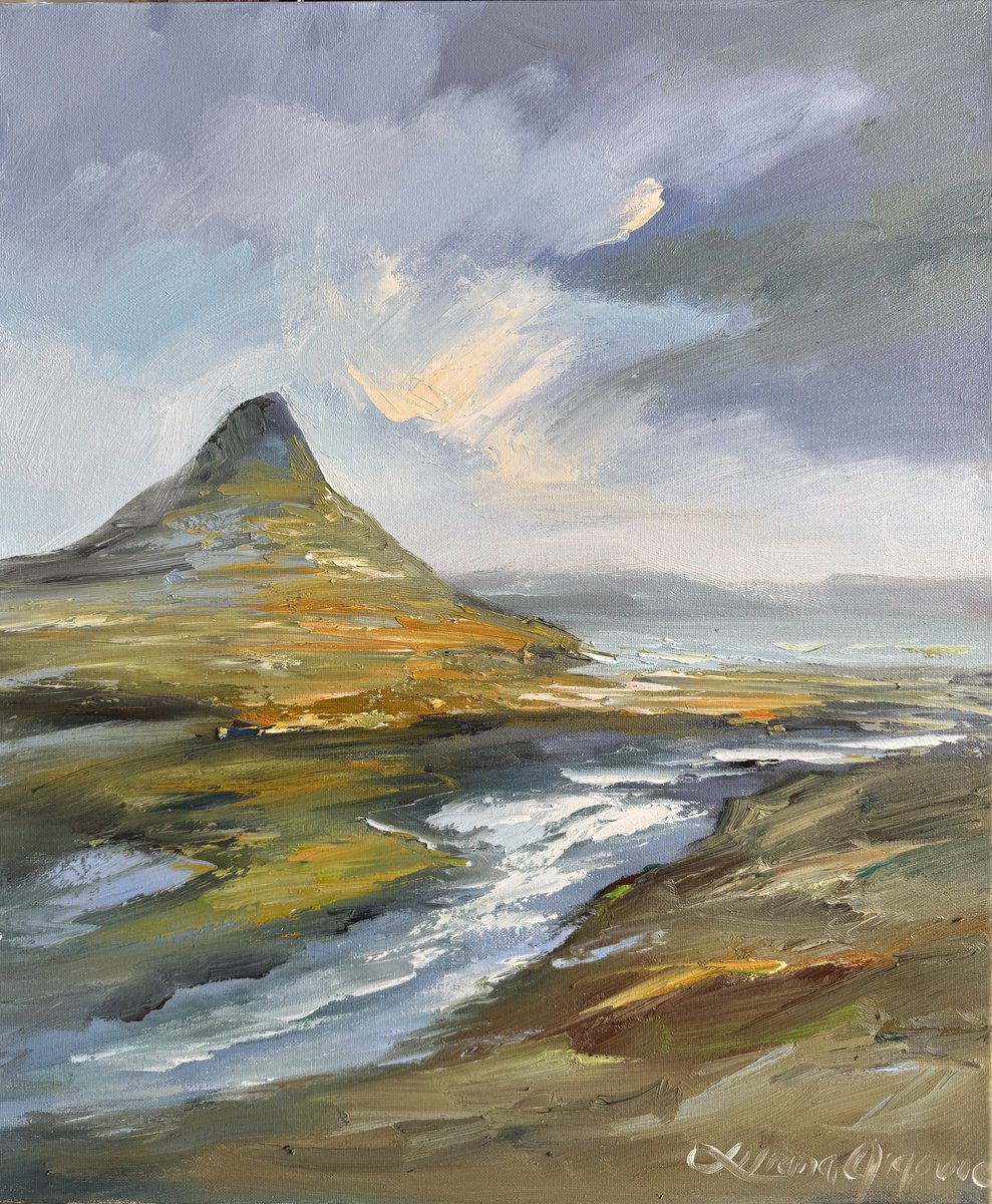 Icelandic Light - Kirkjufell, By Liliana Gigovic, 20 X 24, Artwork For Sale On Artfinder