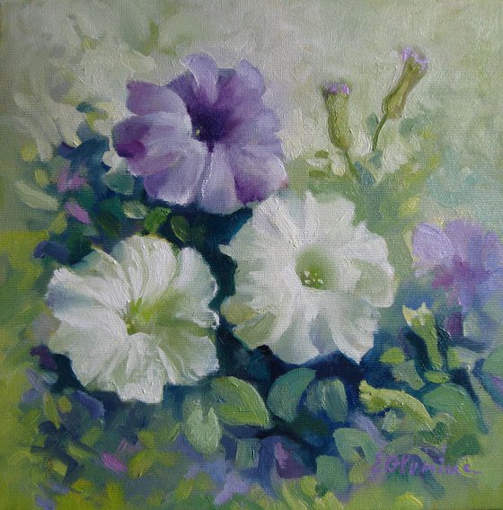 Petunias - floral art