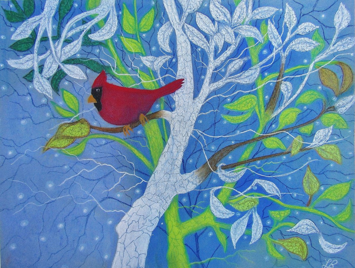 Red Cardinal by Linda Burnett