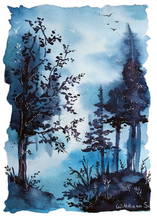 Trees and silence. by Svetlana Wittmann