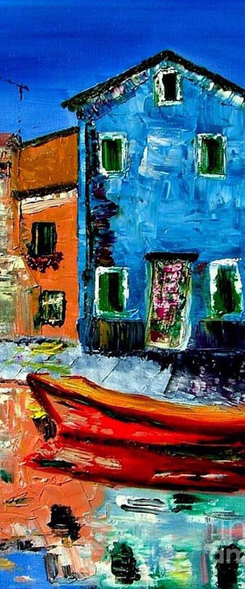 Burano reflections by Inna Montano