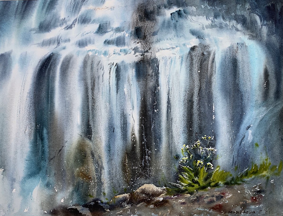 Waterfall #3 by Eugenia Gorbacheva