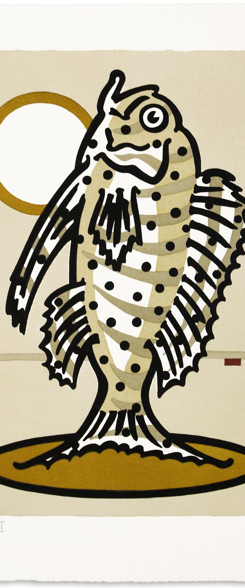 Standing fish II (Stehfisch II) by Ralf Schmidt