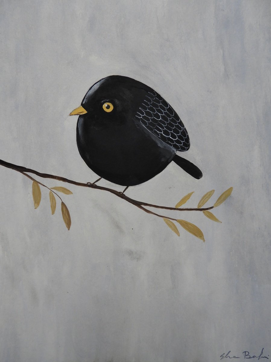 The blackbird by Silvia Beneforti