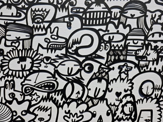 We Are All Connected (Black) - Papercut