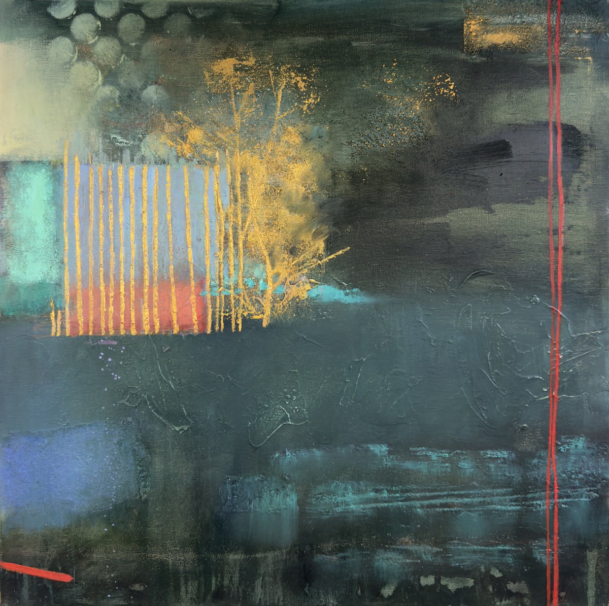 Abstract. Between Reality And Dream 1 By Olha Laptieva, 20 X 20, Artwork For Sale On Artfinder