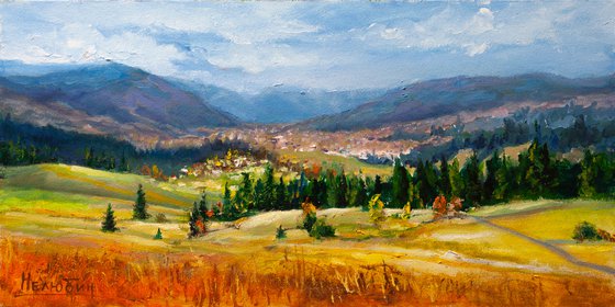 "Mountain landscape" autumn