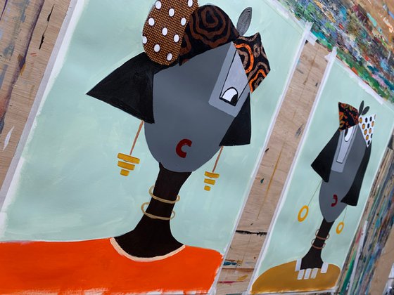 Tis the Privilege of Friendship (Diptych)