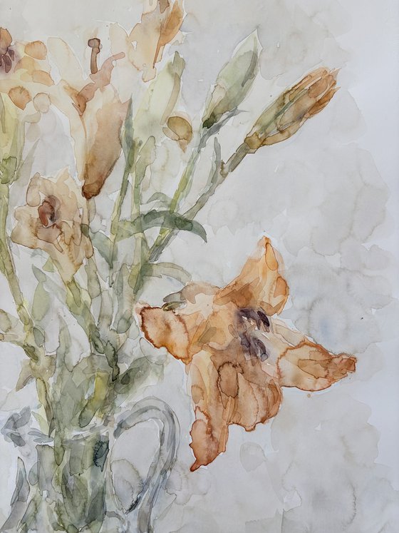 Lilies 50x65 cm 2025