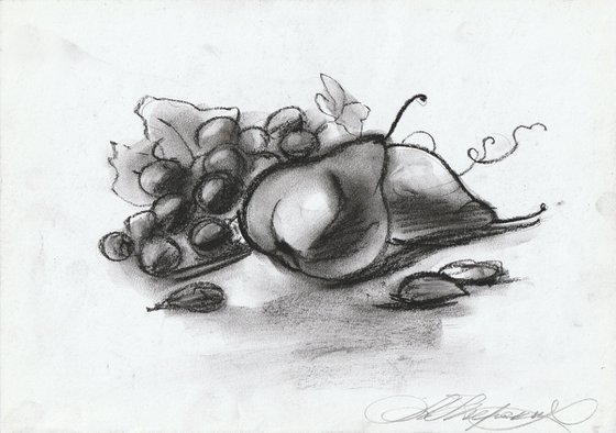 Pear and grape