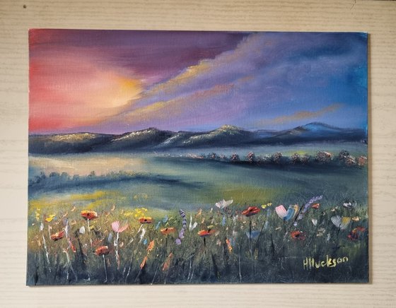 Sunset Wildflowers