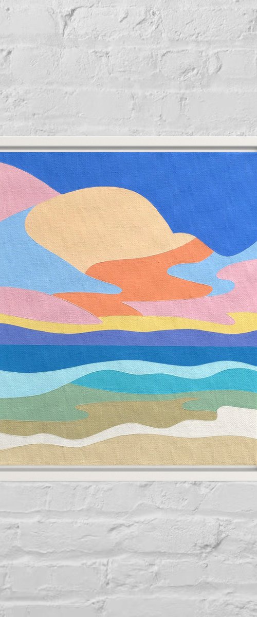 Coastal Sunset by Zoe  Hattersley