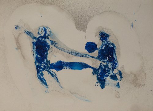 Humanity in movement 5, 29x21 cm - AF exclusive ! by Frederic Belaubre