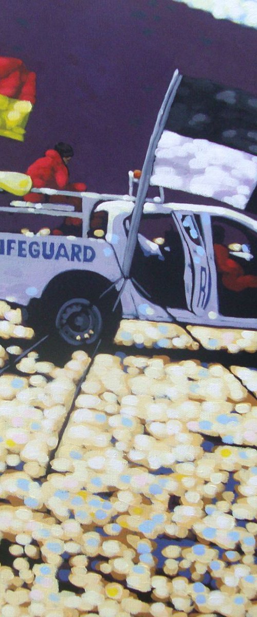 Lifeguards on watch by Gordon Hunt