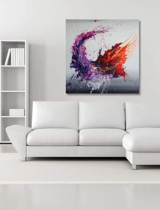 Emotional Release X (Spirits Of Skies 064114) - 80 x 80 cm - XL (32 x 32 inches)