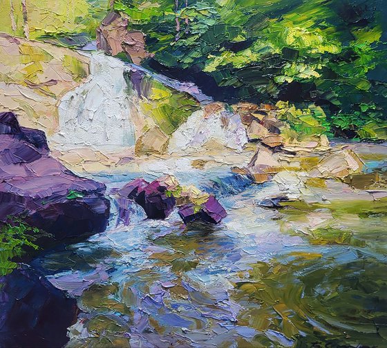 Waterfall in Nature