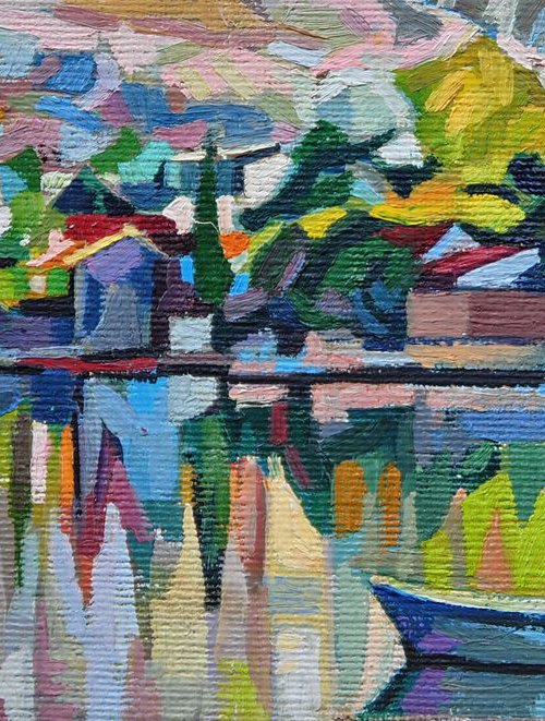 River landscape by Maja Đokić Mihajlović
