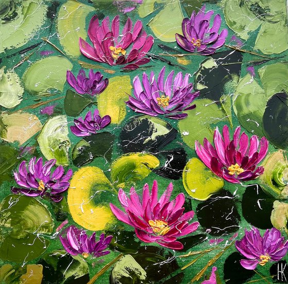 Water Lily Painting