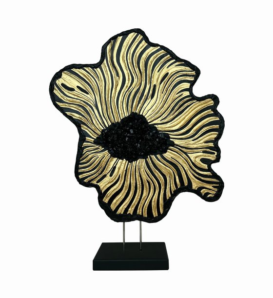 Golden fantasy flower.