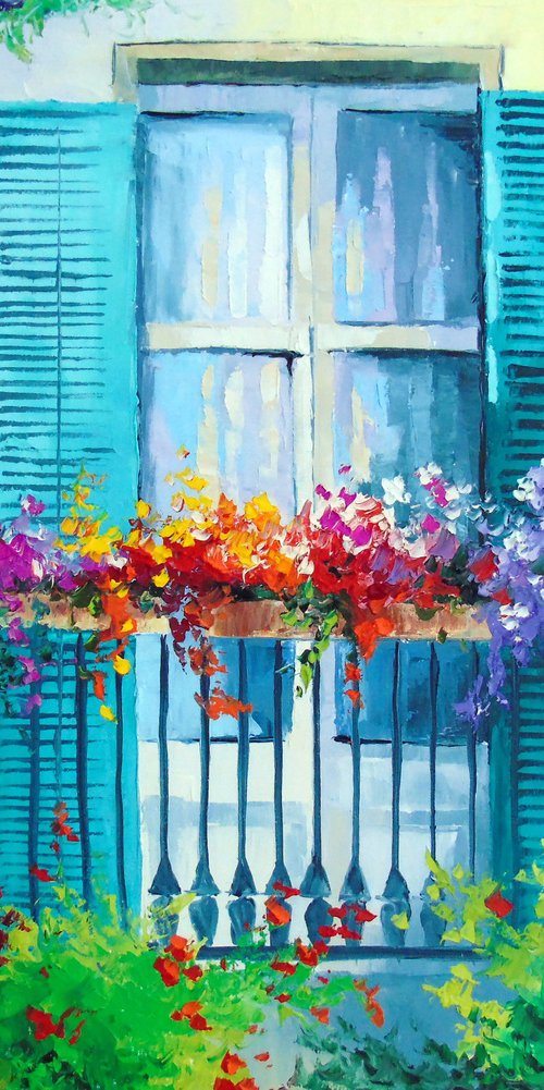 Blooming balcony by Olha Darchuk