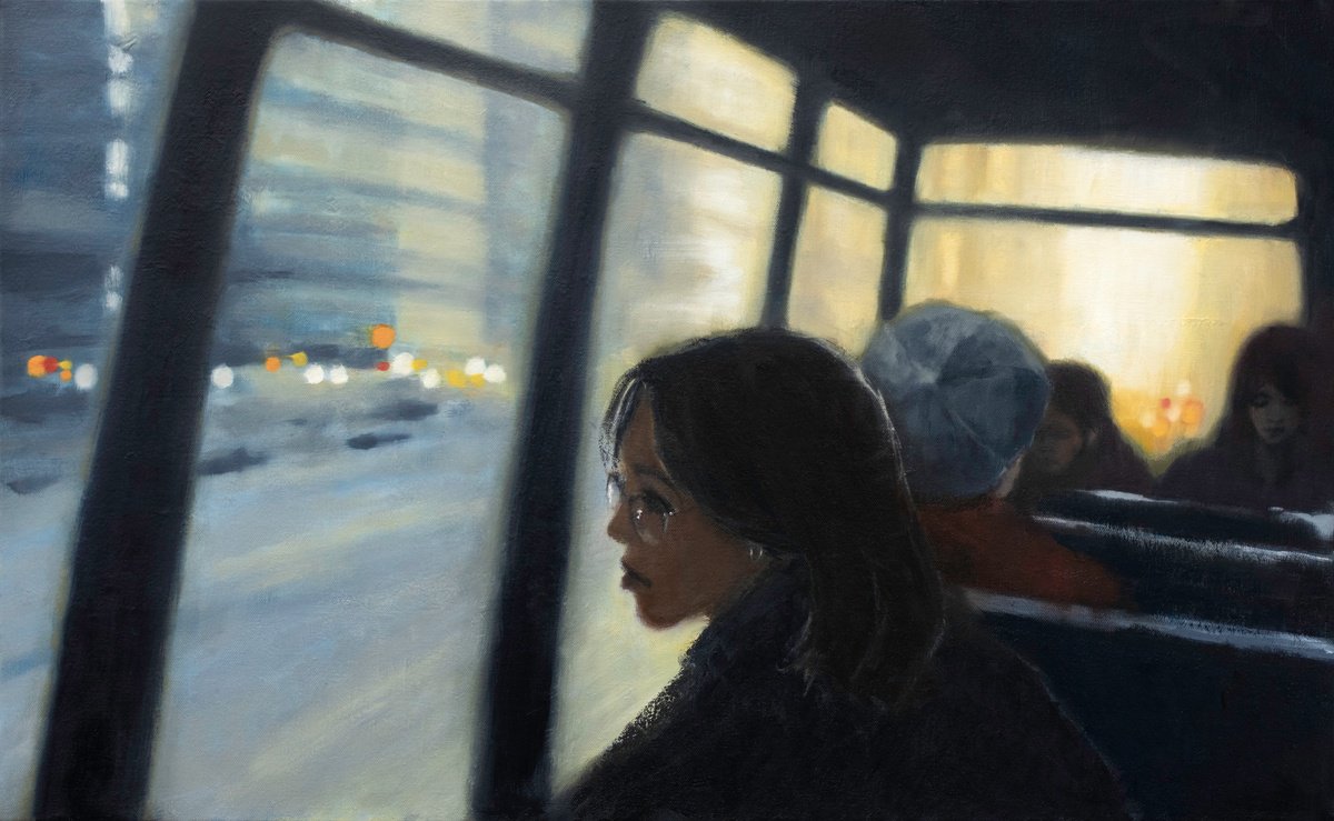 Expressive Oil Painting , But You Are Not Me By Andrew Mcneile Jones, 32 X 20, Artwork For Sale On Artfinder