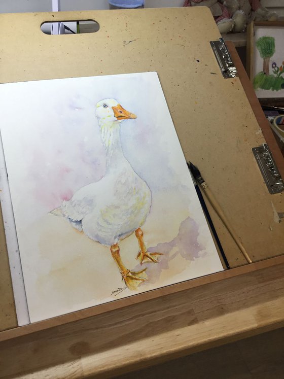 White goose