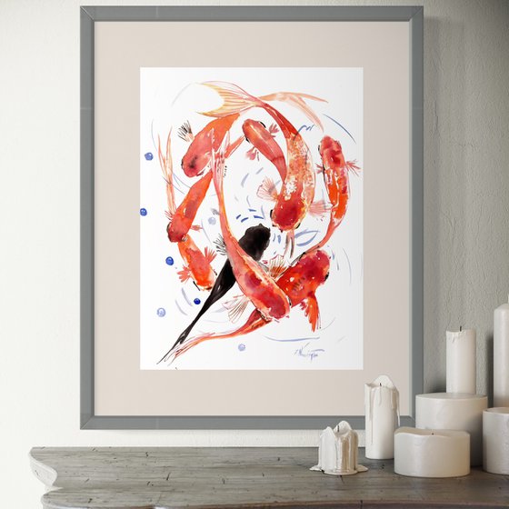 Koi Pond, Feng Shui