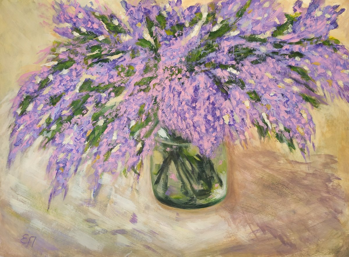 Lilacs by Olena Poleva