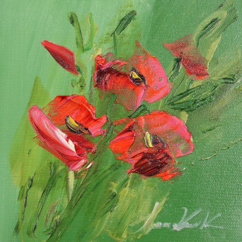 Poppies by Margaret Raven