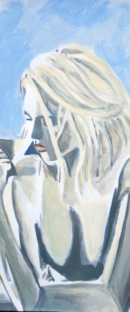 Female figure AP / 42 X 29.7 cm by Alexandra Djokic