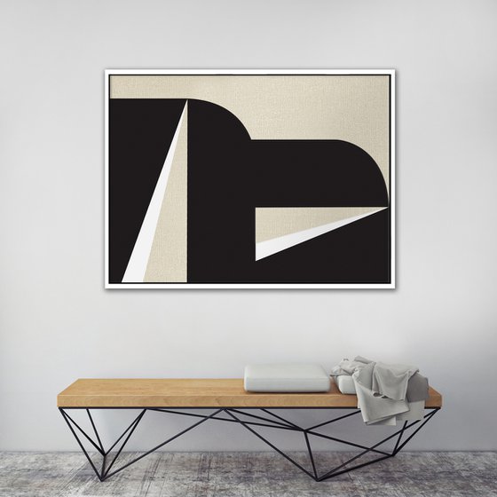 Abstract Black & White Graphic No. 1 - 30x40
