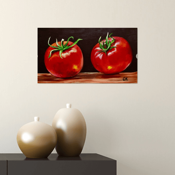 Still life with Tomatoes