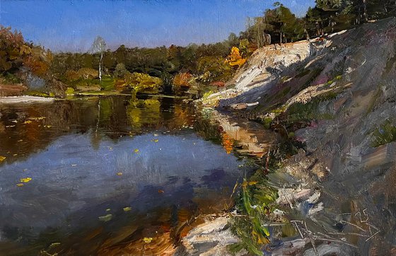 High cliff on Vorskla