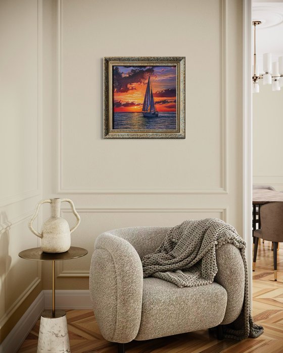 Through the Flames of Sunset