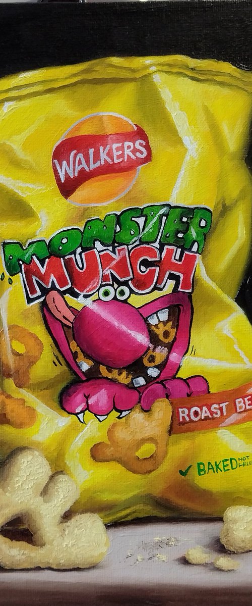 Roast beef Monster Munch #1 still life by Jane Palmer Art