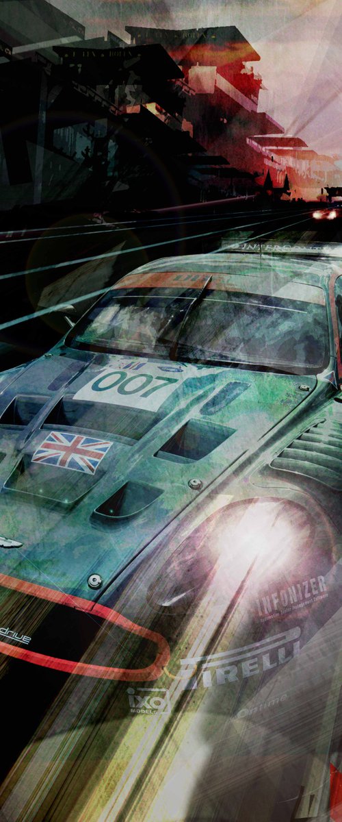 aston martin dbr9- 007 by Adrian Bradbury