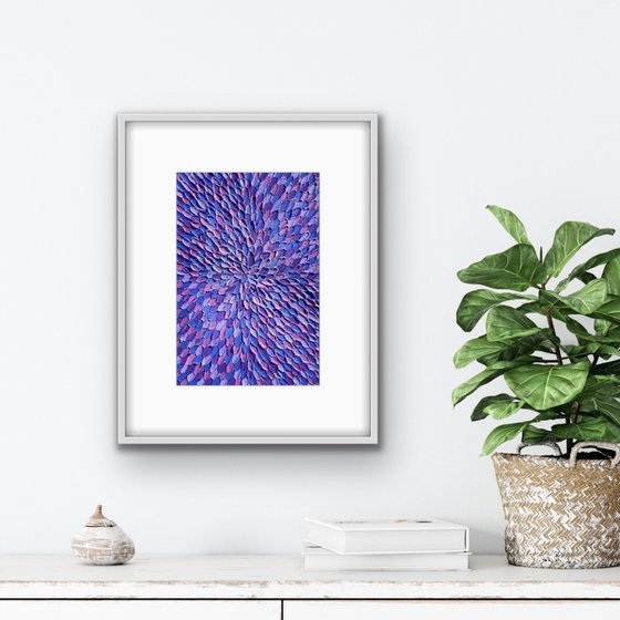 Jacaranda bloom (on paper, unframed)