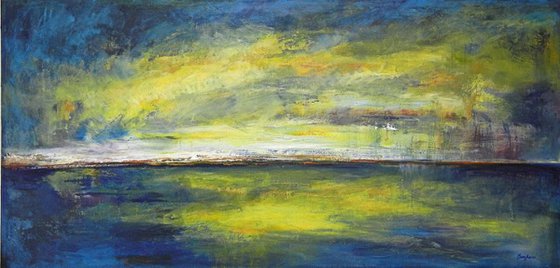 Horizon X - Blue Vista 72x36