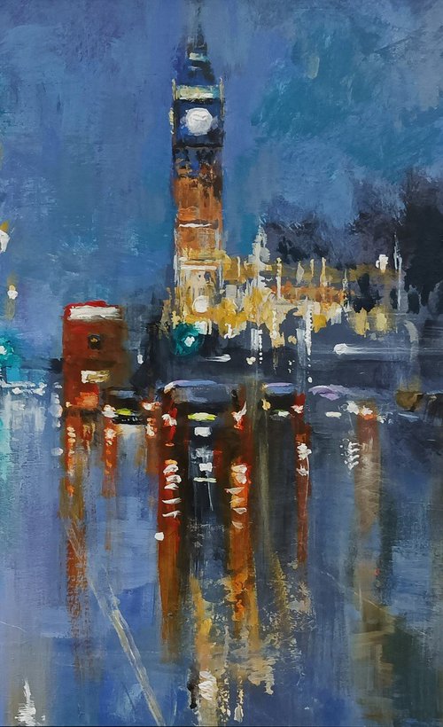 London Nights, Westminster by Alan Harris